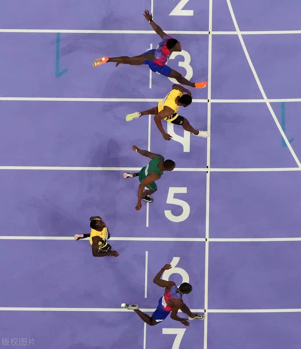 美国田径选手凭实力夺得第一名